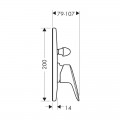 Змішувач для ванни Hansgrohe Logis 71409000 - Фото 1